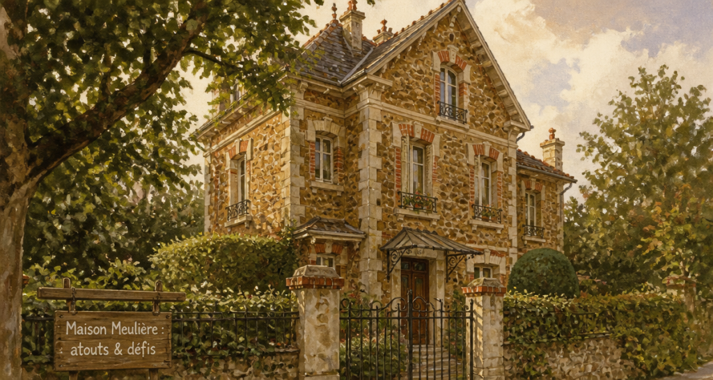maison meulière avantage inconvénient façade pierre