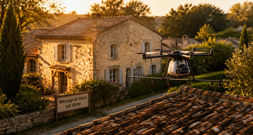 nettoyage toiture par drone avis sur maison ancienne