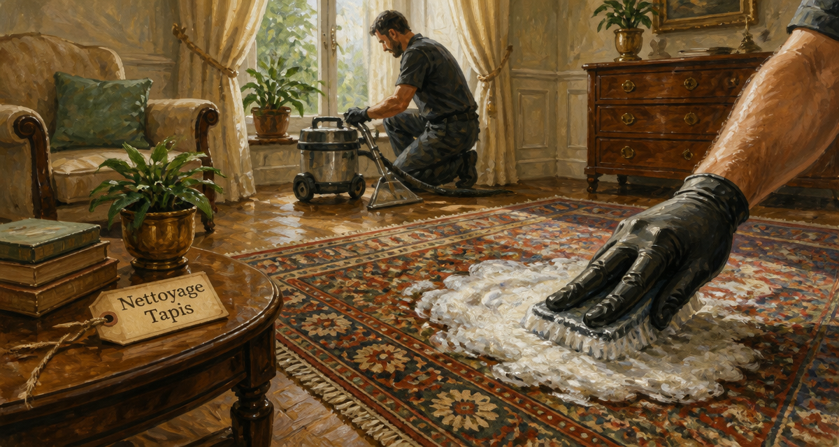 ou faire nettoyer un tapis en atelier ou à domicile