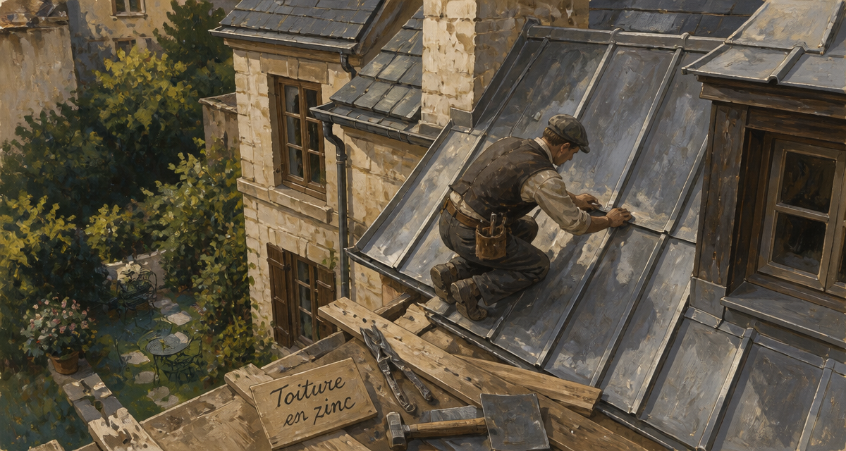 prix d un toit en zinc artisan couvreur