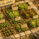 Quand planter des salades dans un potager en carrés