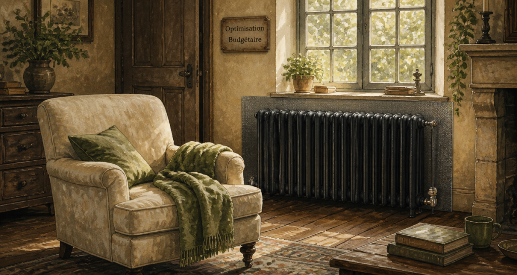 Radiateur à inertie consommation sous fenêtre maison ancienne