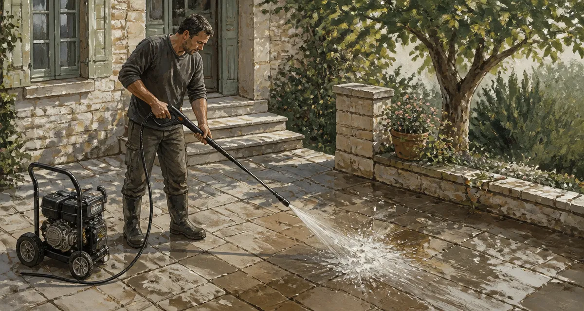 comment fonctionne un karcher sur terrasse en pierre