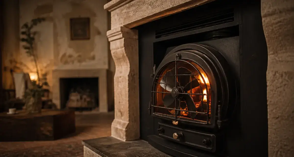 Insert avec ventilateur fonctionnement : chauffe optimale