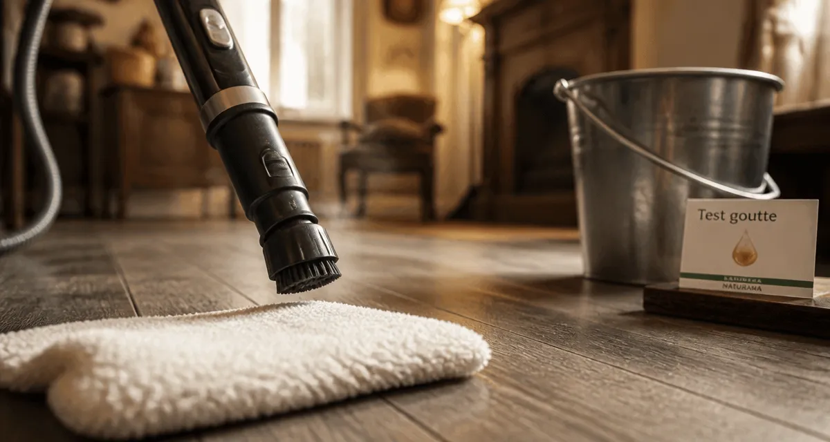 Peut-on utiliser un nettoyeur vapeur sur parquet stratifié ? microfibre et buse vapeur