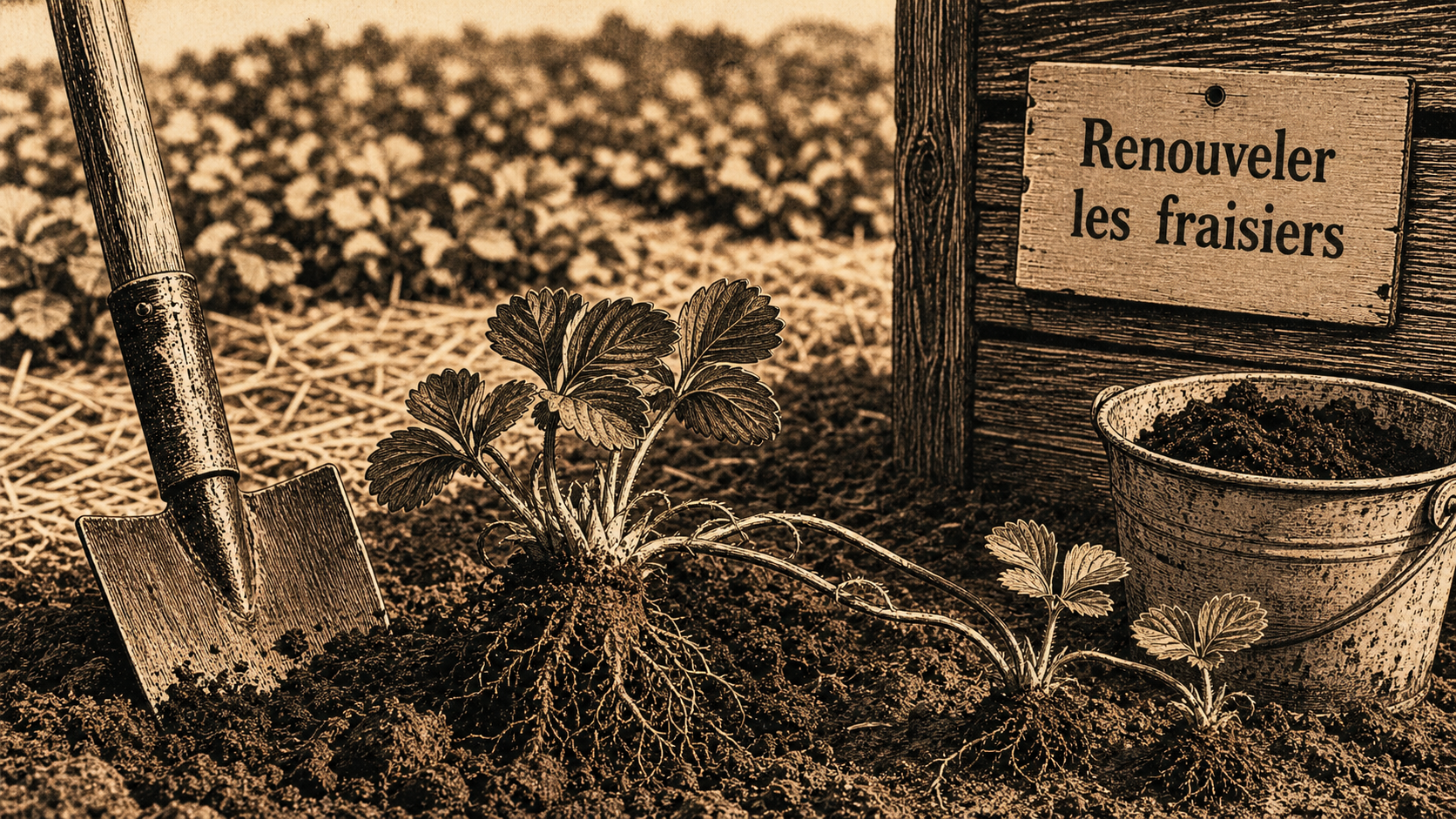 Que faire des vieux fraisiers : renouveler et replanter