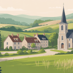 beaumont sur deme village panorama rural