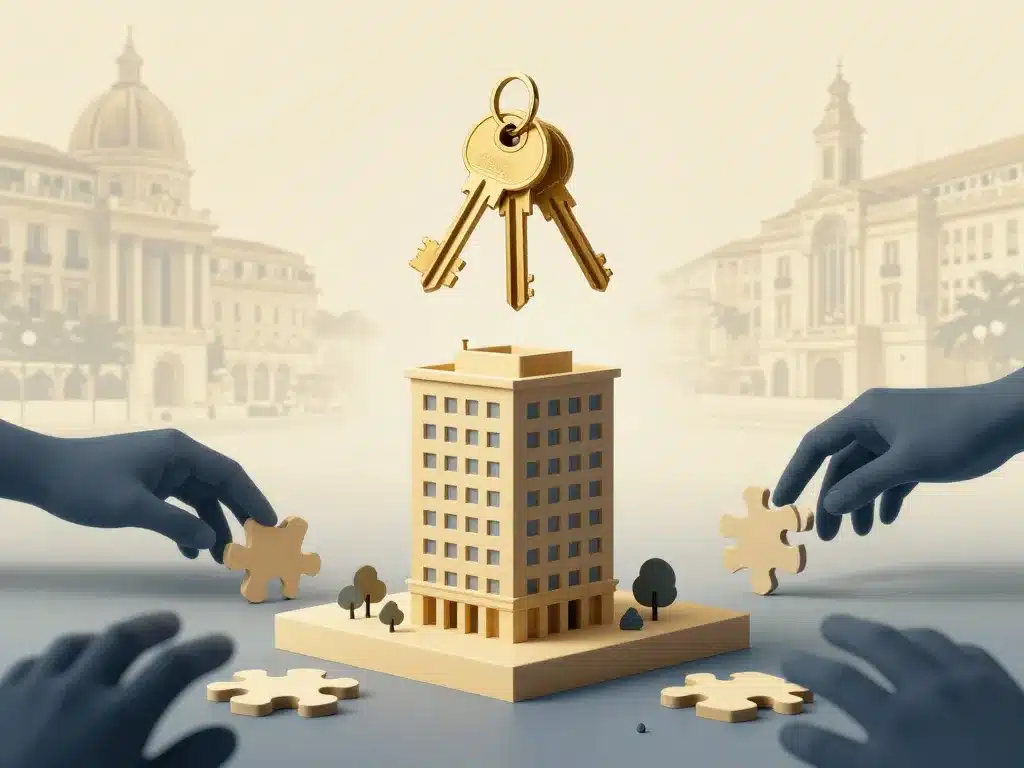 illustration clés achat immobilier carré d'or cannes défis