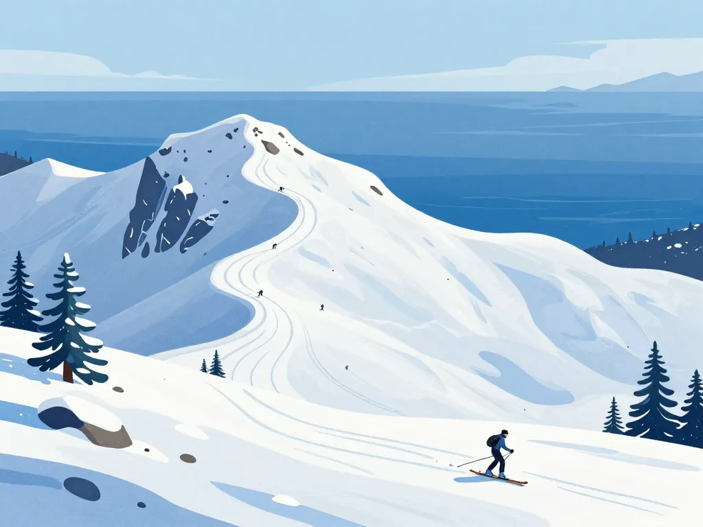 ski en corse montagne et Méditerranée