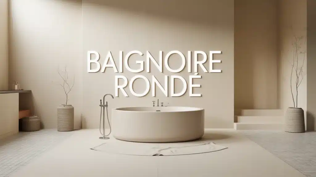 Baignoire ronde îlot spa 304 litres