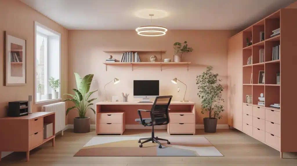 Espace de travail à domicile : bureau productif et ergonomique