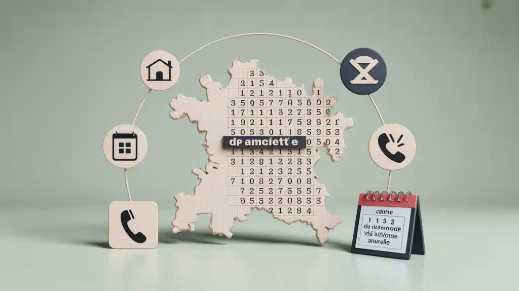 Illustration du numéro d'enregistrement meublé de tourisme et conformité