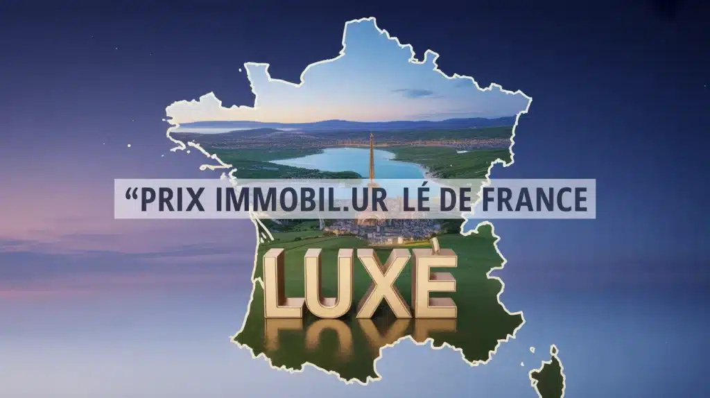 Prix immobilier de luxe en France : carte des zones ultra-prisées