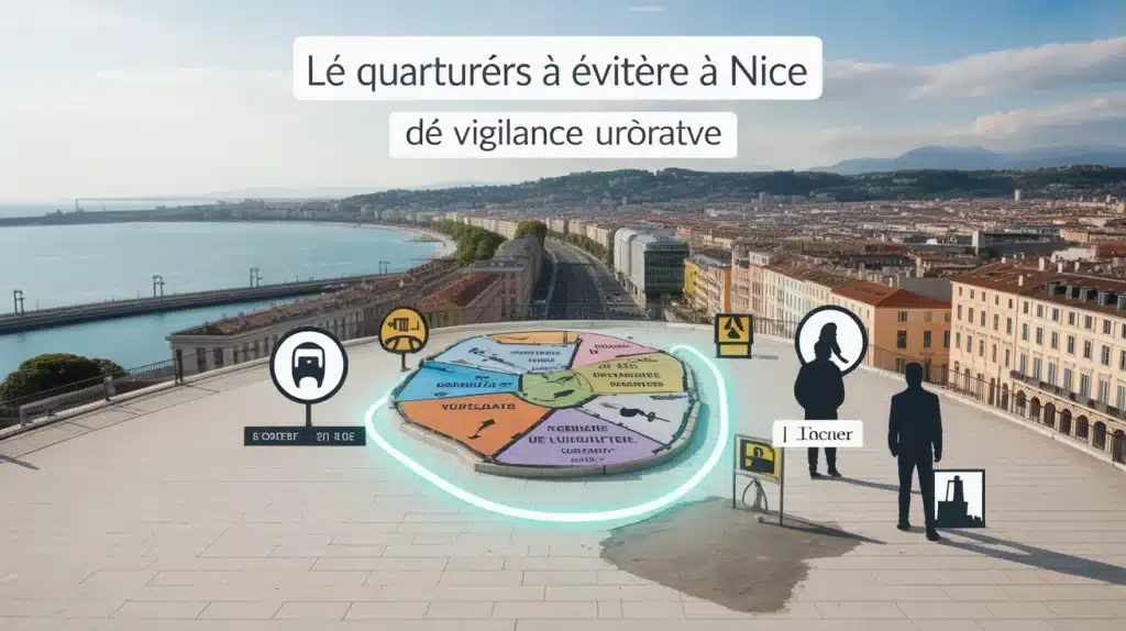 Carte de vigilance : quartiers à éviter à Nice
