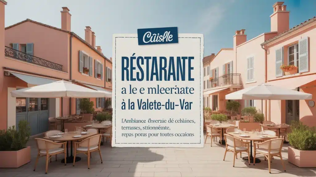 restaurant à La Valette-du-Var : ambiance et terrasse