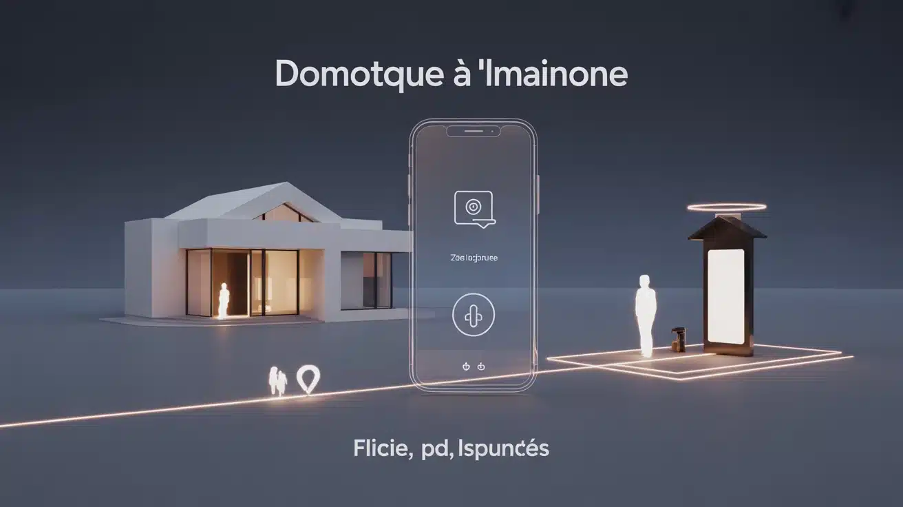 Visiophone connecté smartphone contrôle sur smartphone