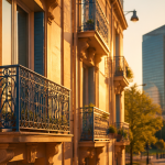 Nanterre quartier à éviter façade ocre rue