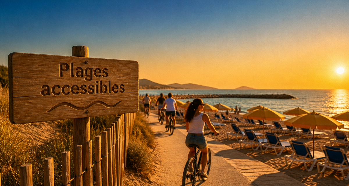 perpignan plage centre ville piste cyclable plage