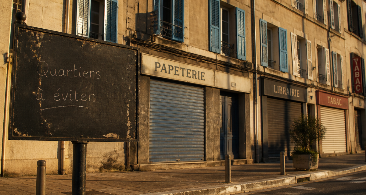quartier avignon à éviter rue immeubles