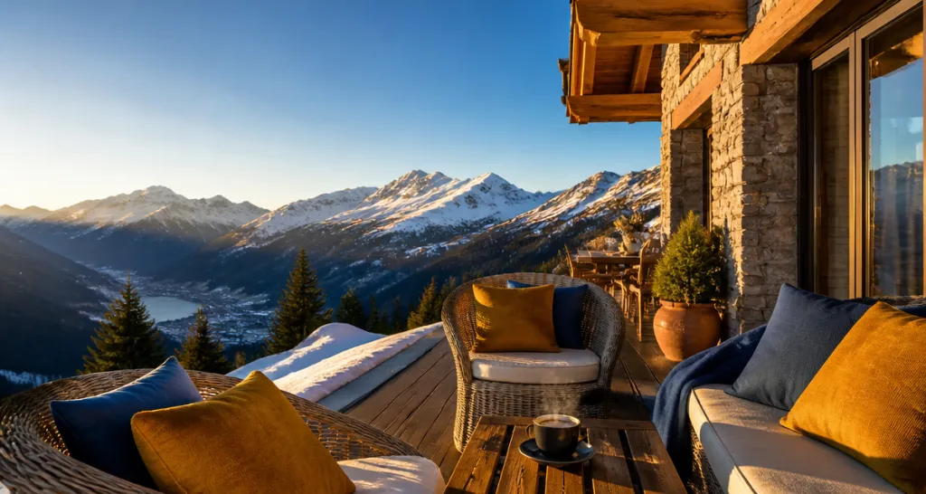 14 stations où investir chalet montagne ensoleillé