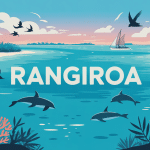 Illustration Rangiroa Tuamotu lagon raies dauphins