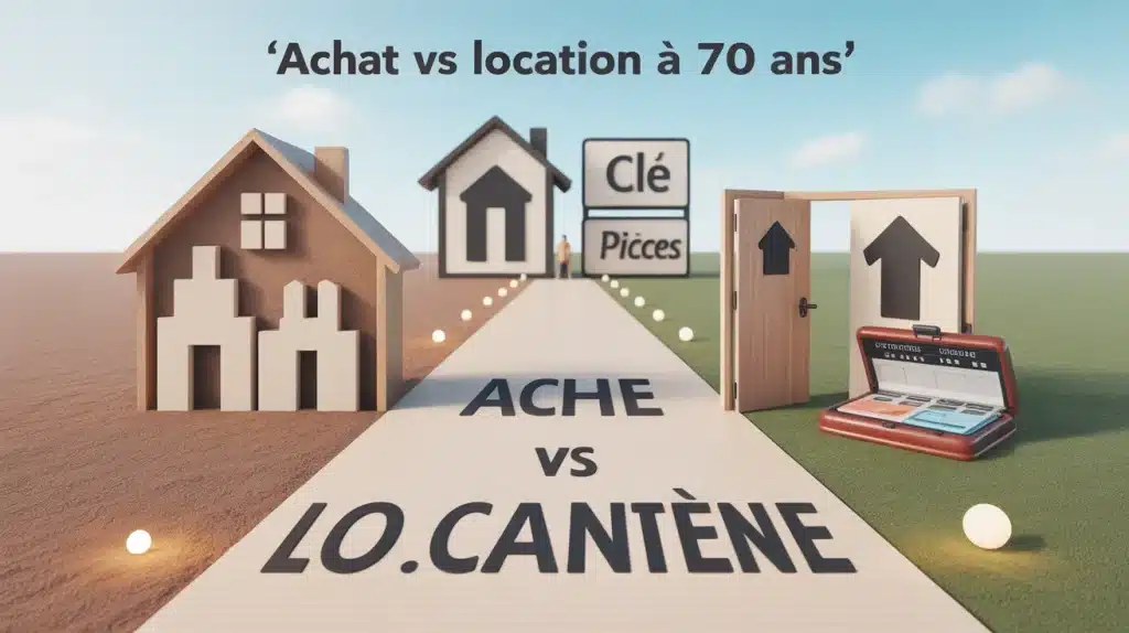 Achat vs location à 70 ans : guide retraite