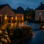 distance entre salle des fêtes et habitation panneau bleu