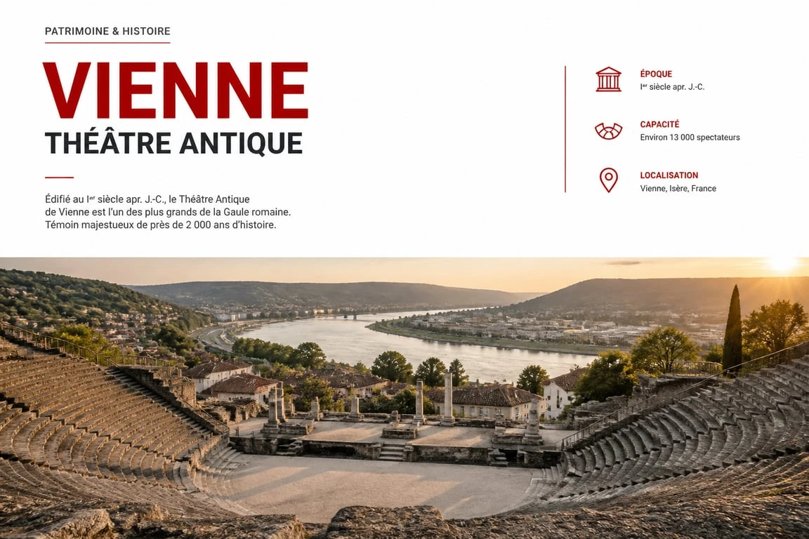 Hôtel Vienne France - Vue du Théâtre Antique et du centre-ville