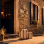 hôtel à issoire façade entrée lumineuse