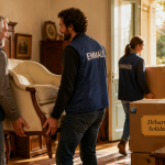 Vider une maison Emmaus avec benevoles et meubles