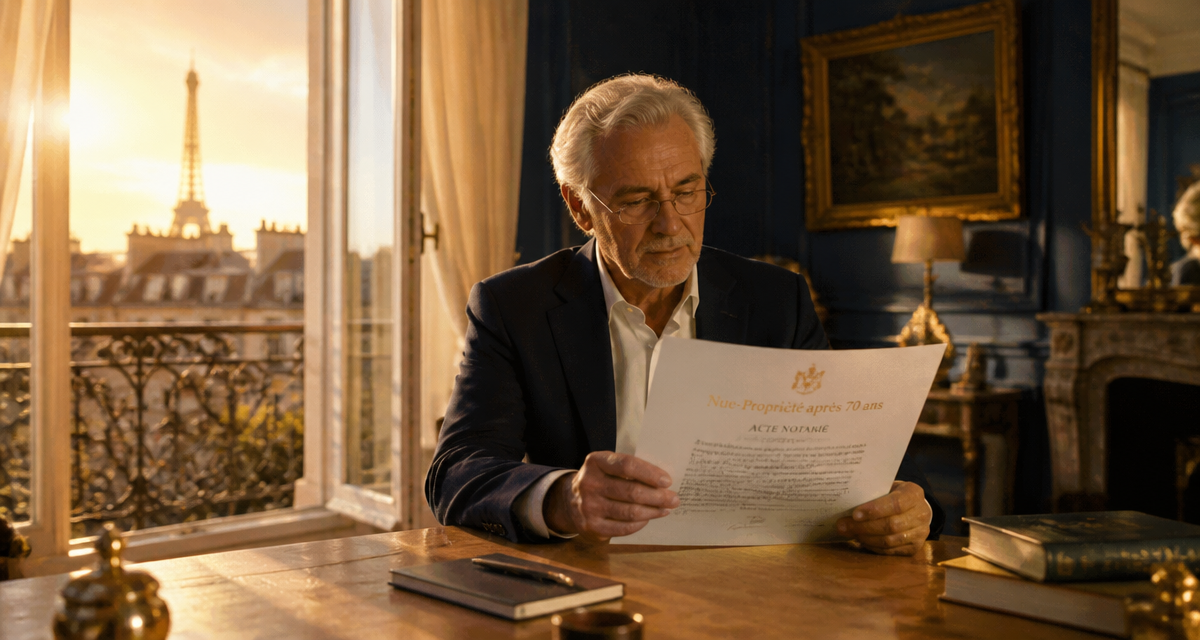 donation nu propriété après 70 ans senior notaire