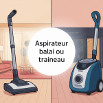 aspirateur balai ou traineau illustration choix interieur