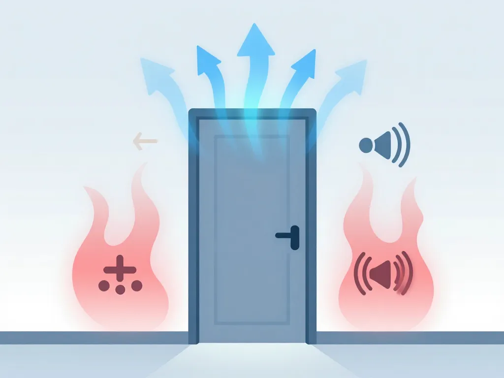 kit isolation porte d'entrée schéma concept efficacité