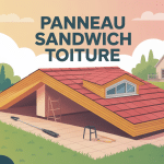illustration panneau sandwich toiture isolation rapide durable