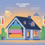 prix pour isoler une maison maison stylisée couches isolants