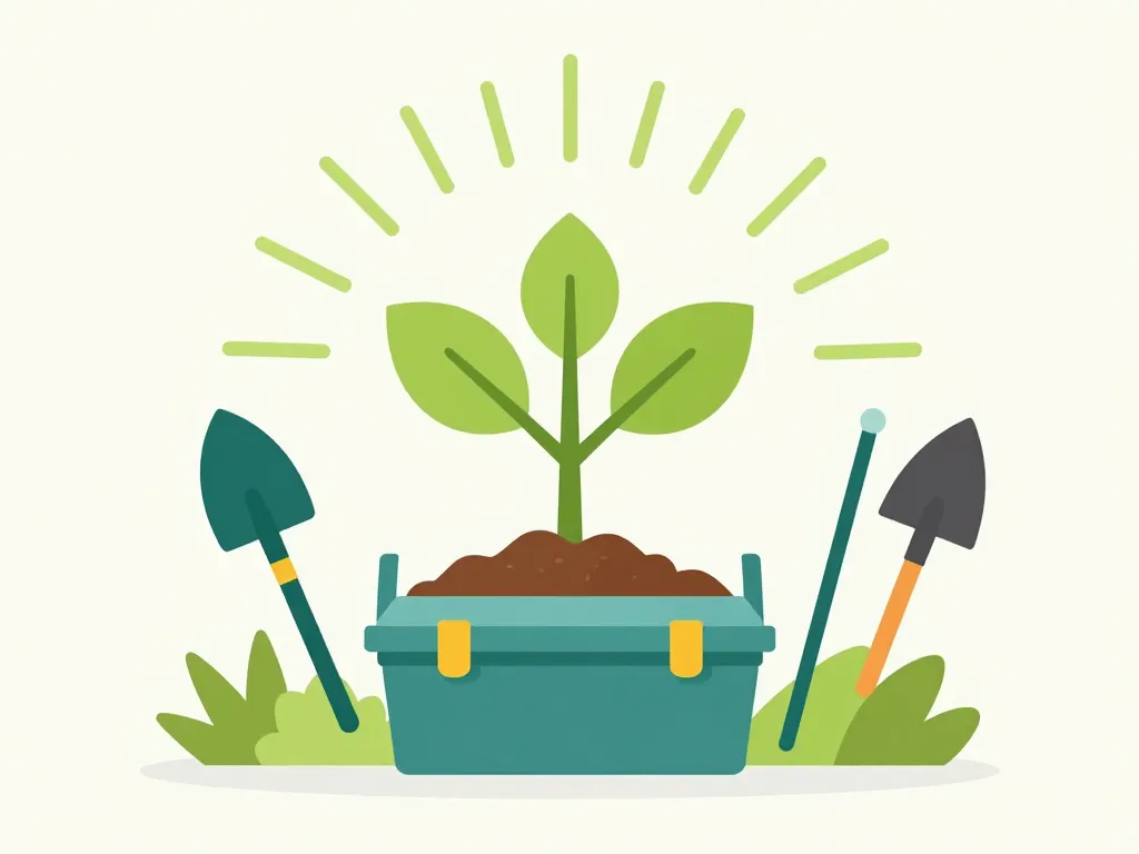 identité sterwins outils jardin symbolique