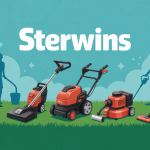 outils sterwins jardin et bricolage sur pelouse