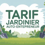 illustration tarif jardinier auto entrepreneur outils service