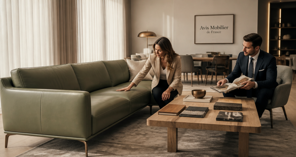 avis sur mobilier de france canapé cuir haut de gamme
