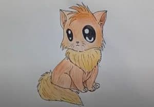 How to draw a cat cute and easy Step by step - Pet Drawing for Beginners