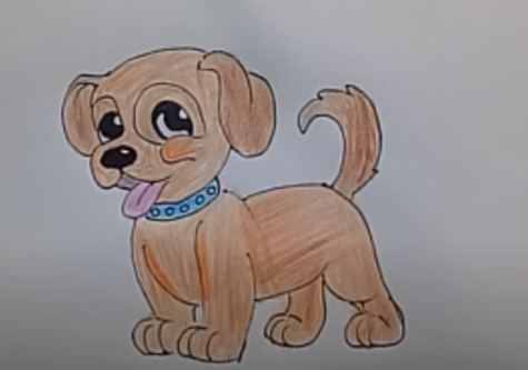 How to draw a cute dog Step by Step easy