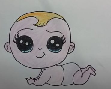 How to draw baby cute and easy