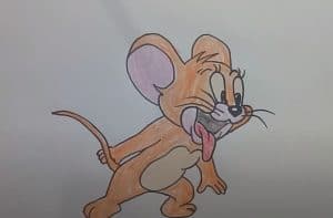 How to Draw Jerry from Tom and Jerry Step by step