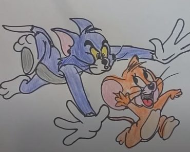 How to Draw Tom And Jerry easy for Beginners