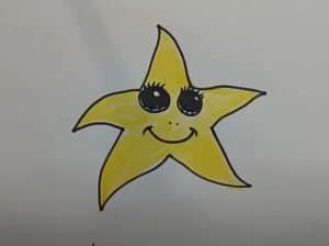 How to draw a cute Star Step by Step