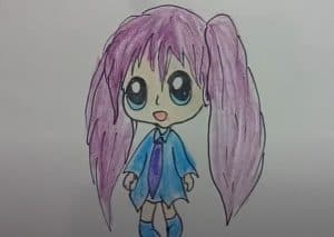 How to Draw Hatsune Miku step by step