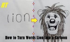 How to draw a cartoon Lion Easy