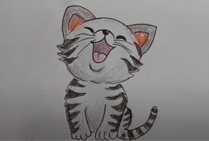 How to draw a cute Kitten Easy