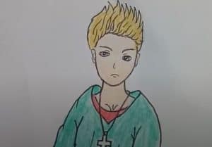 How to draw justin bieber step by step