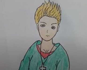 How to draw justin bieber step by step
